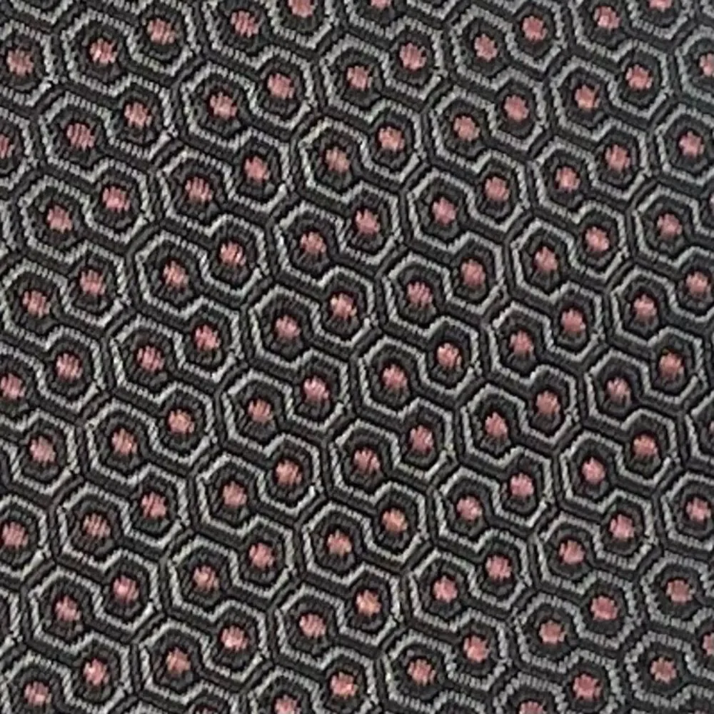 Vince Camuto Gray Pink Silk Blend Office Career Necktie NWOT